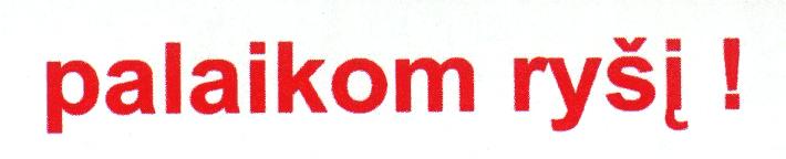 Prekės ženklas: palaikom ryšį!